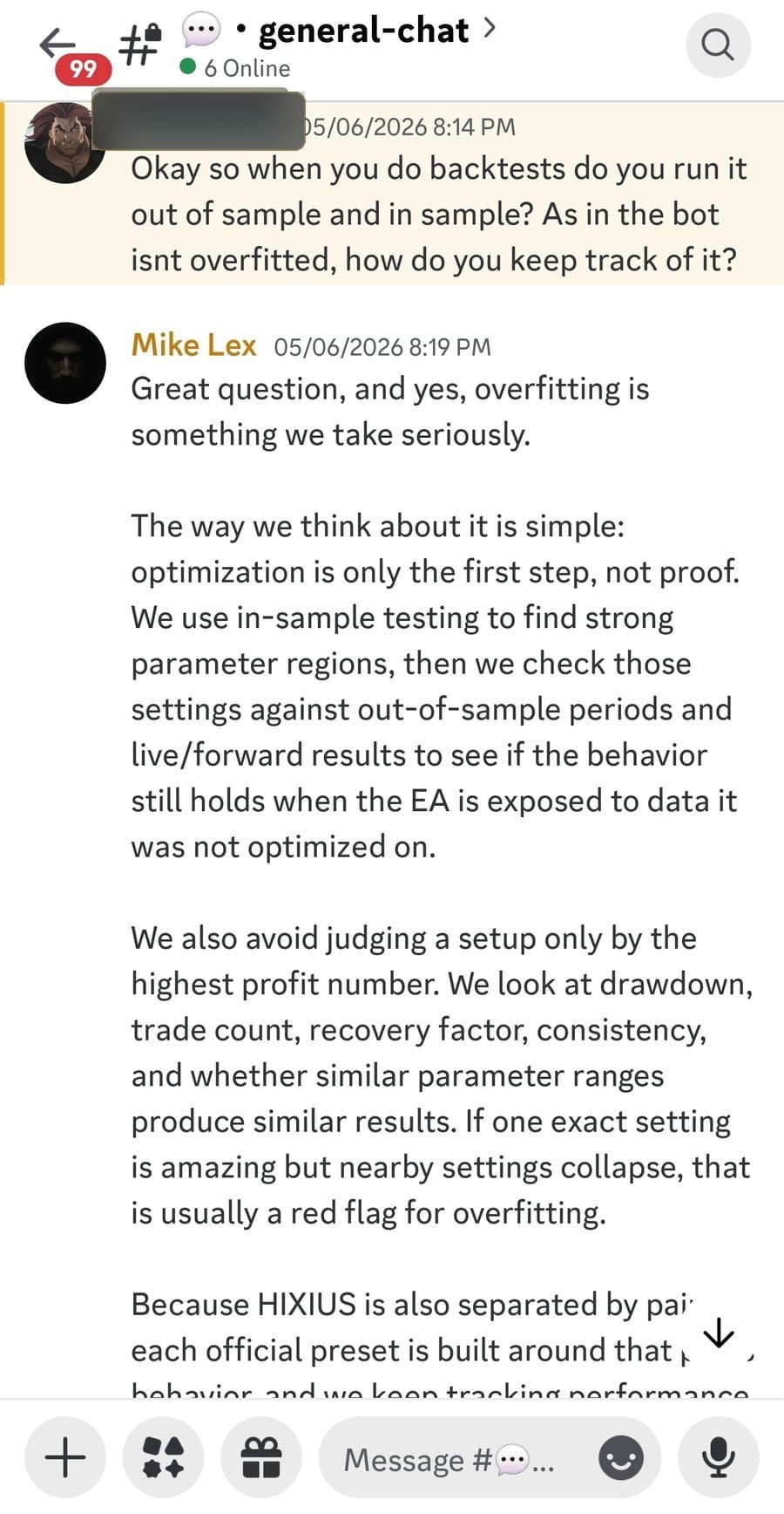 HIXIUS real customer result screenshot 18
